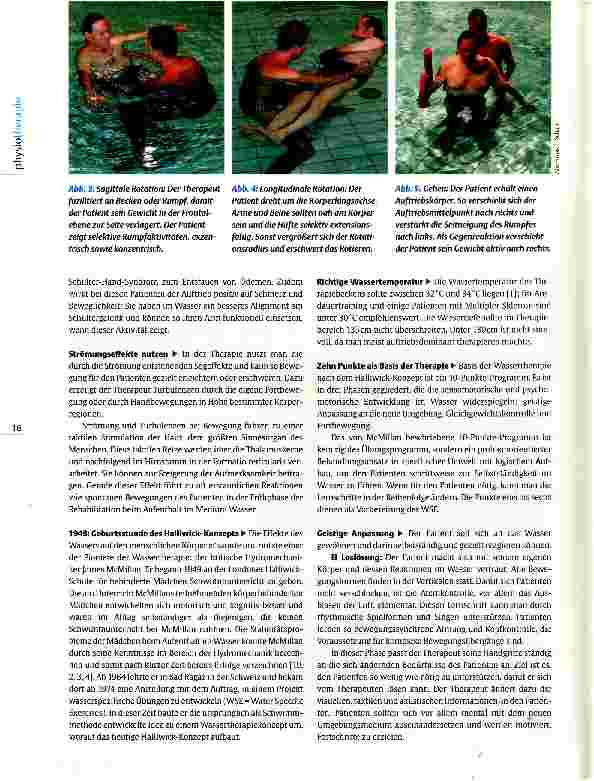 Vorschauseite 3: Aquatherapie bei neurologischen Erkrankungen Motorisches Lernen im Wasser