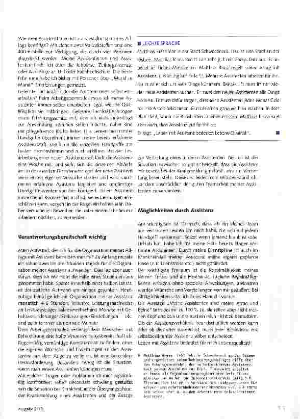 Vorschauseite 2: Mehr Lebensqualität