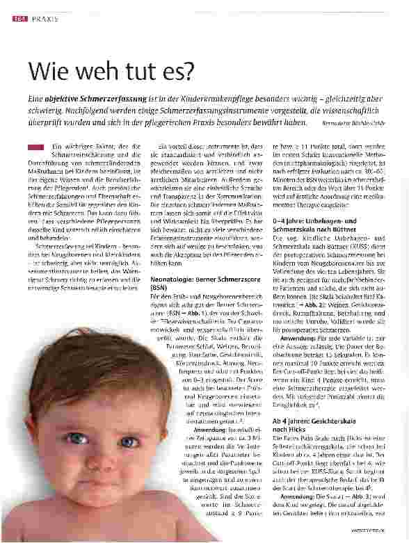 Vorschauseite 1: Wie weh tut es?