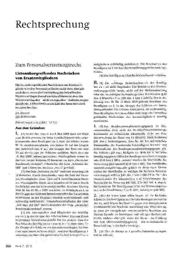 Vorschauseite 1: Listenübergreifendes Nachrücken von Ersatzmitgliedern