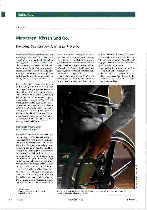 Vorschauseite 1: Matratzen, Kissen und Co.