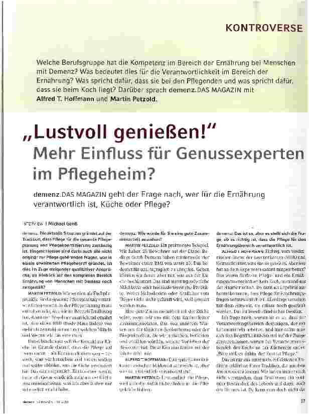 Vorschauseite 1: Lustvoll genießen!