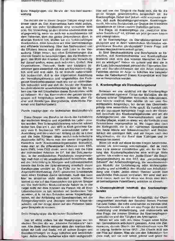 Vorschauseite 2: Krankenpflege - ein moderner Sozialberuf