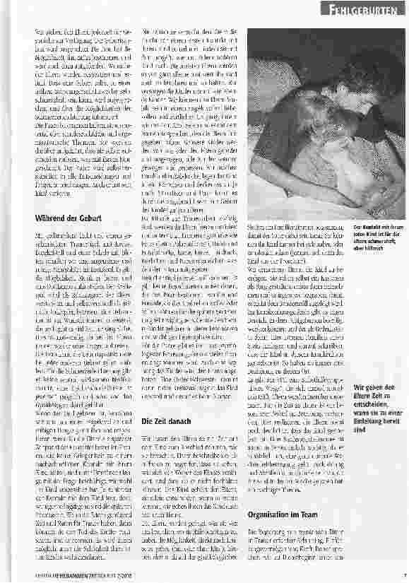 Vorschauseite 2: Stille Geburt im Kreißsaal