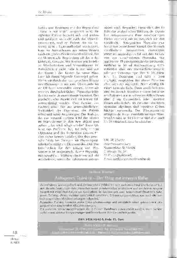 Vorschauseite 3: Postoperative Vigilanzstörungen