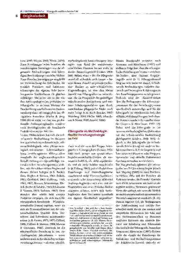 Vorschauseite 2: Ethnografie und Forschen im Feld: diesseits und jenseits der Krise der Repräsentation