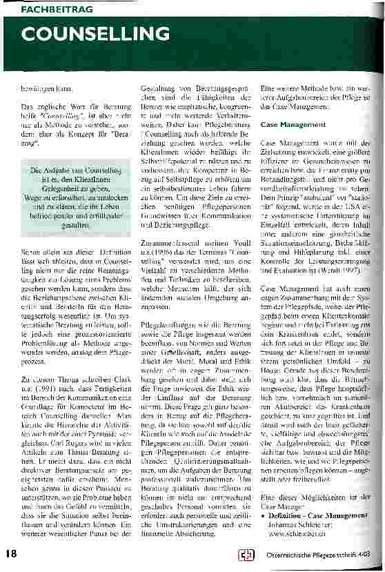 Vorschauseite 2: Pflegeberatung