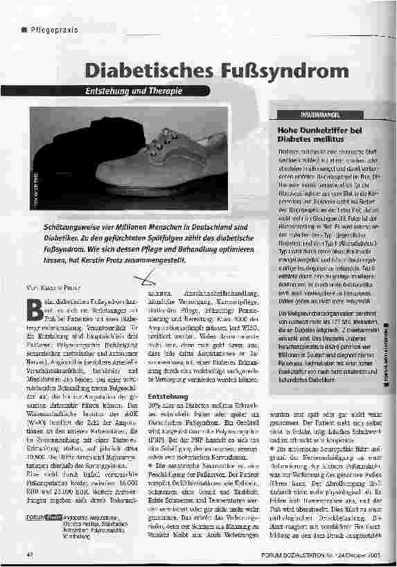 Vorschauseite 1: Diabetisches Fußsyndrom
