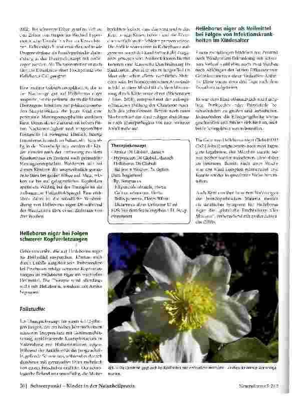 Vorschauseite 4: Die Christrose in der Kinderheilkunde