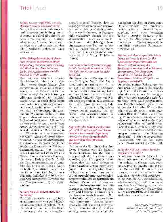 Vorschauseite 5: Wir brauchen mehr Generalisten