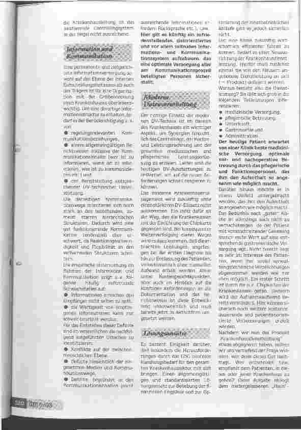 Vorschauseite 4: Jetzt werden die Weichen für die Zukunft gestellt Neuorientierung ist notwendig - Handlungsbedarf und Lösungsansätze