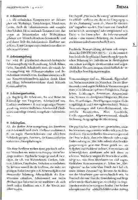Vorschauseite 2: Gesundheit und Arbeitsgestaltung Psychische Belastung und Beanspruchung erkennen und gestalten