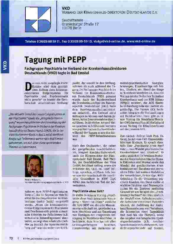 Vorschauseite 1: Tagung mit PEPP