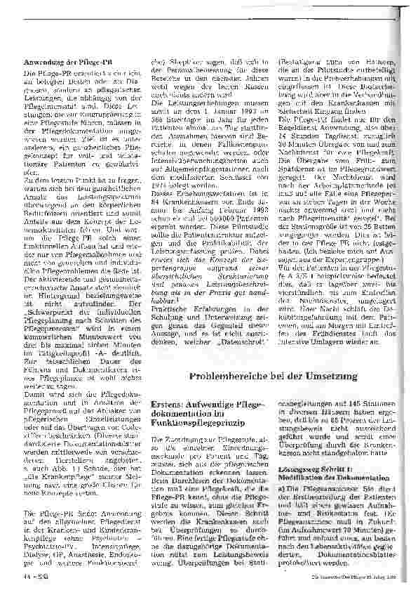 Vorschauseite 2: Die Pflege-Personalregelung - Pflege-PR - kritisch betrachtet