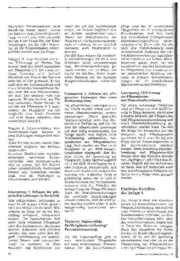 Vorschauseite 6: Die Pflege-Personalregelung - Pflege-PR - kritisch betrachtet