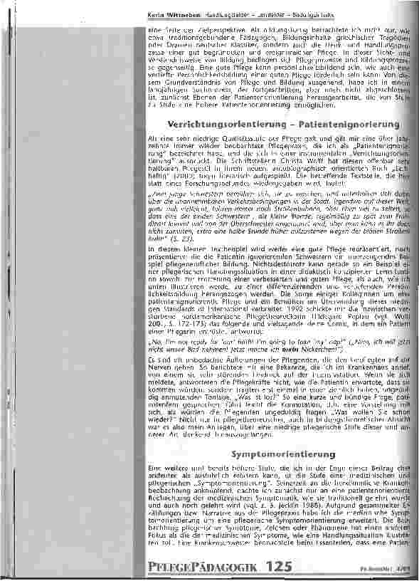 Vorschauseite 2: Handlungsfelder - Lernfelder - Bildungsinhalte