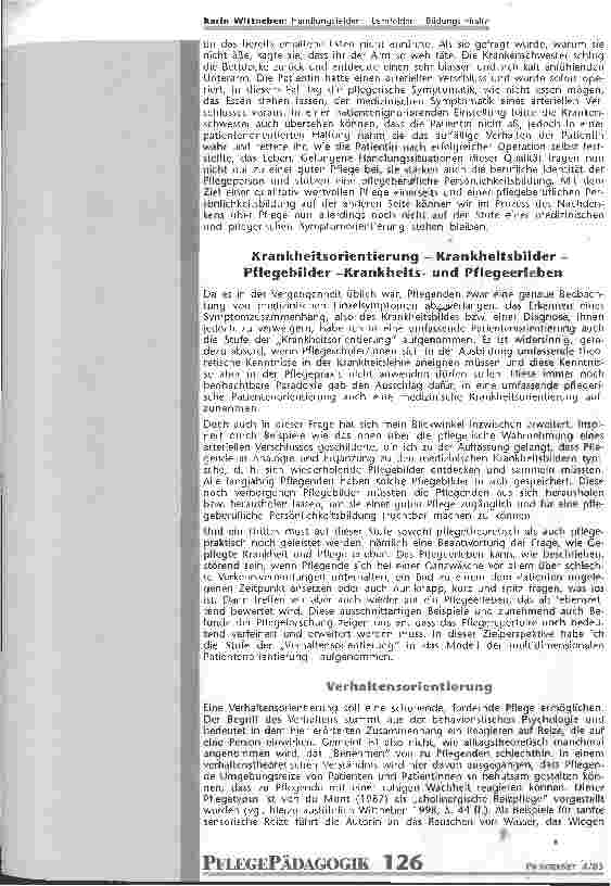 Vorschauseite 3: Handlungsfelder - Lernfelder - Bildungsinhalte