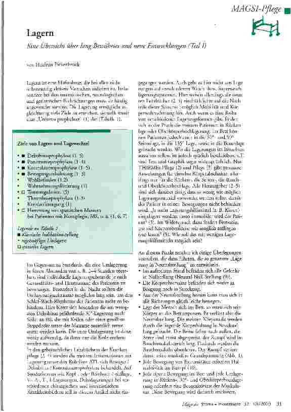 Vorschauseite 1: Lagern