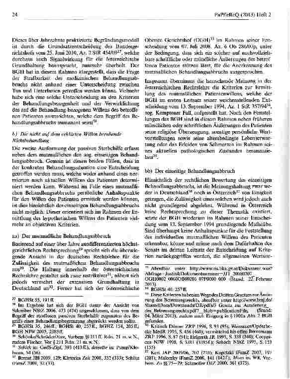 Vorschauseite 4: Der intensivmedizinische Behandlungsabbruch in den Ländern Osterreich und Deutschland: Eine Bestandsaufnahme