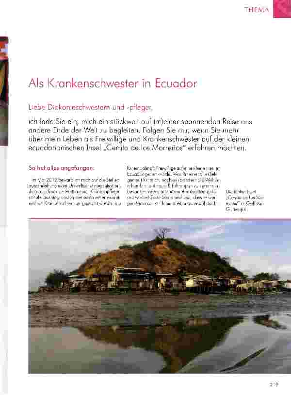 Vorschauseite 1: Als Krankenschwester in Ecuador
