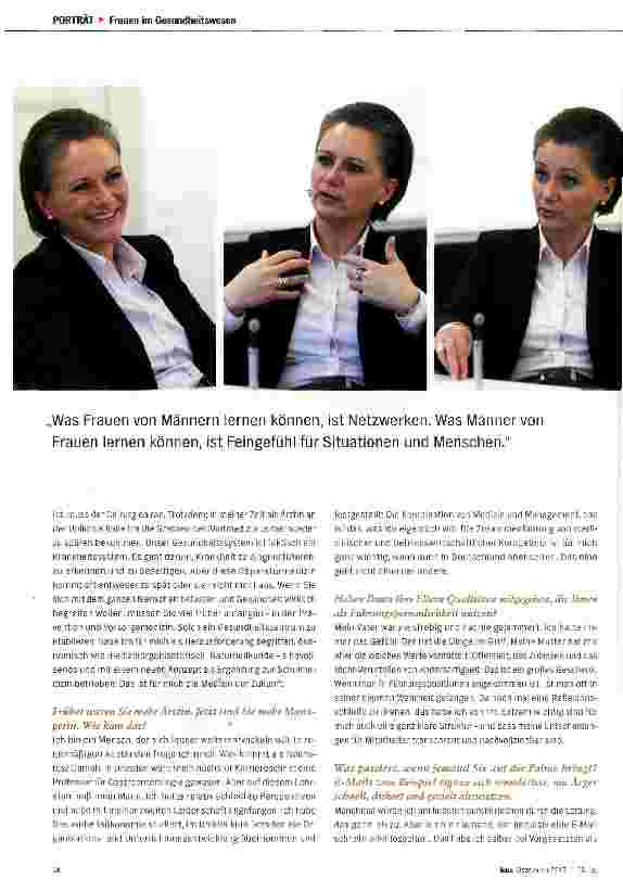 Vorschauseite 3: Andrea Morgner-Miehlke Aus Leidenschaft Managerin
