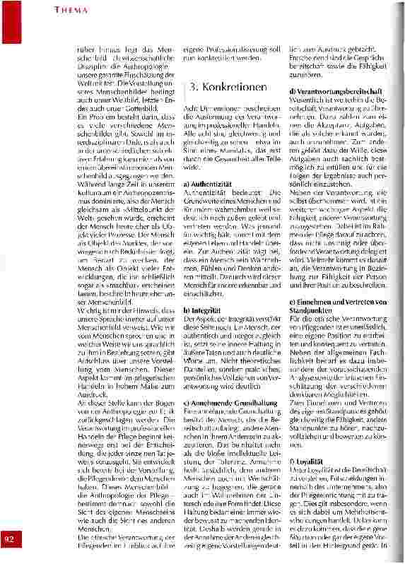 Vorschauseite 3: Ethische Herausforderungen und persönliche Verantwortung durch Professionalisierung