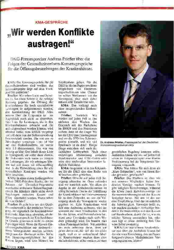 Vorschauseite 1: Wir werden Konflikte austragen!