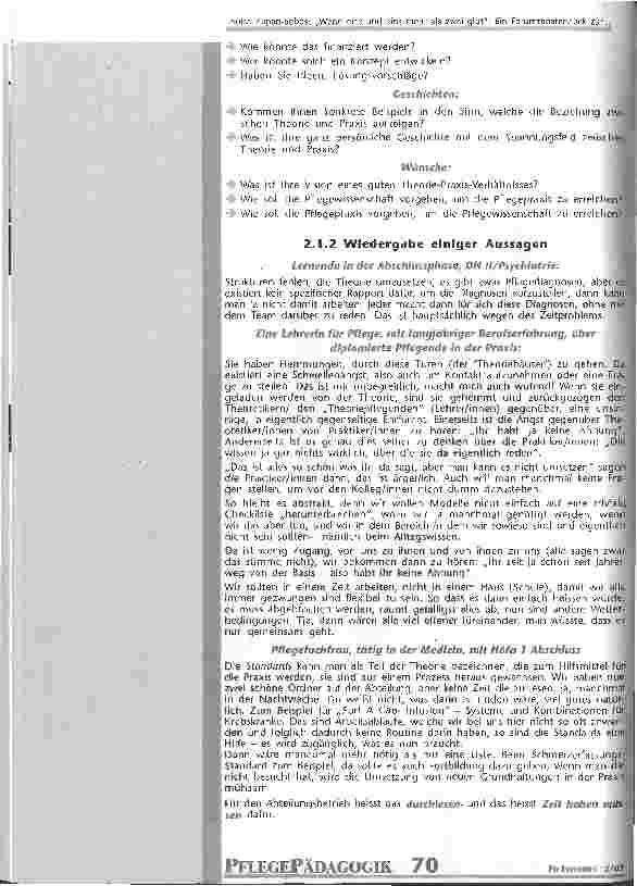 Vorschauseite 5: Wenn eins und eins mehr als zwei bigt Ein Forumtheraterstück zur Theorie-Praxis-Thematik