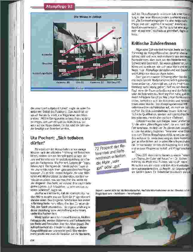Vorschauseite 3: Ausgebucht - ausgepowert - ausgezeichnet Die Altenpflege 93 in Nürnberg wurde wieder eine Veranstaltung der Superlative