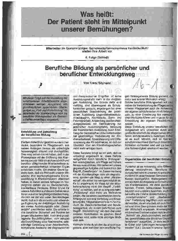 Vorschauseite 1: Berufliche Bildung als persönlicher und beruflicher Entwicklungsweg