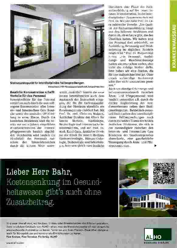 Vorschauseite 3: Synergieeffekte im Klinikum Ludwigsburg