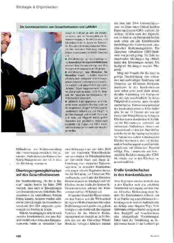Vorschauseite 3: Vom Cockpit in den OP