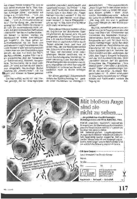Vorschauseite 2: Heimleiter im Gespräch mit Landesbehörden / Verbandstag der Landesgruppe Hessen des VLA am 23. März 1983 in Dreieich
