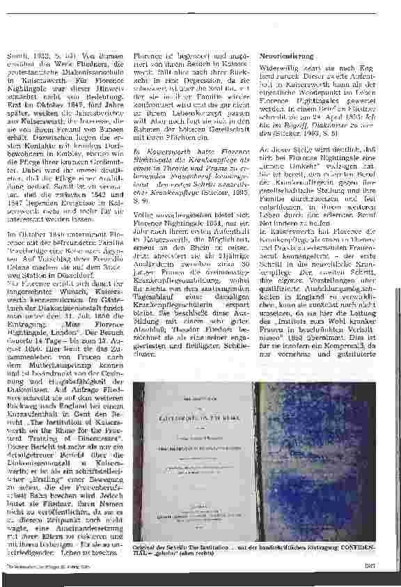 Vorschauseite 3: Der Name verpflichtet (2) Die Florence-Nightingale-Krankenanstalten Diakoniewerk Kaiserswerth