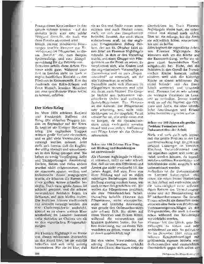 Vorschauseite 4: Der Name verpflichtet (2) Die Florence-Nightingale-Krankenanstalten Diakoniewerk Kaiserswerth