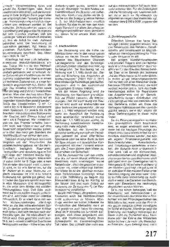 Vorschauseite 2: Mieter im Altenheim - Mieter zweiter Klasse?