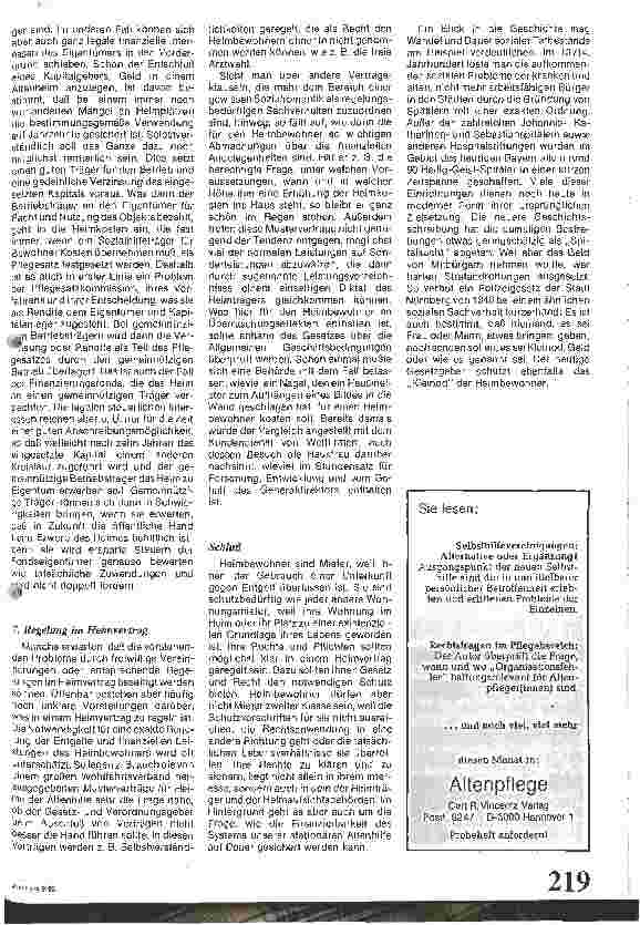 Vorschauseite 4: Mieter im Altenheim - Mieter zweiter Klasse?