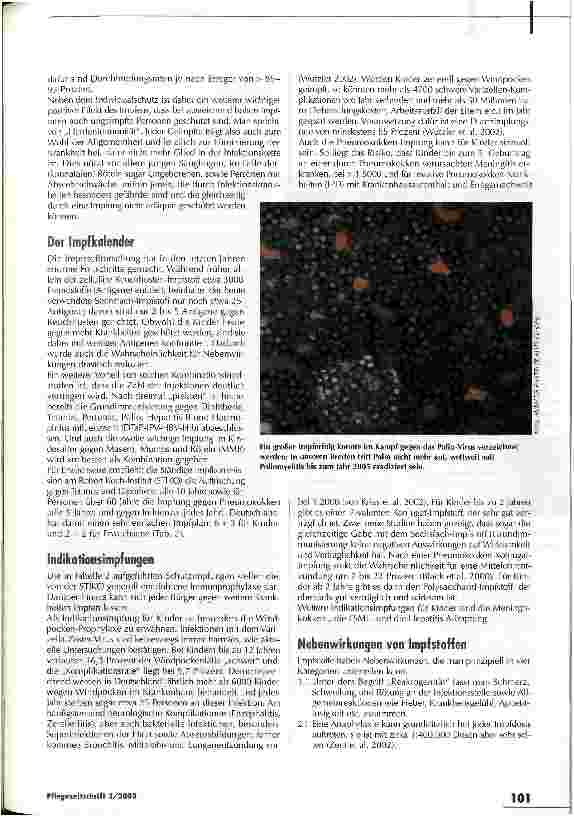 Vorschauseite 3: Der Pieks am Lebensanfang für eine gesunde Zukunft