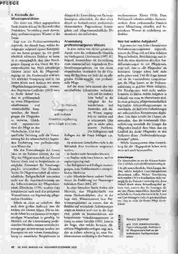 Vorschauseite 4: Pflege-Professionalisierung