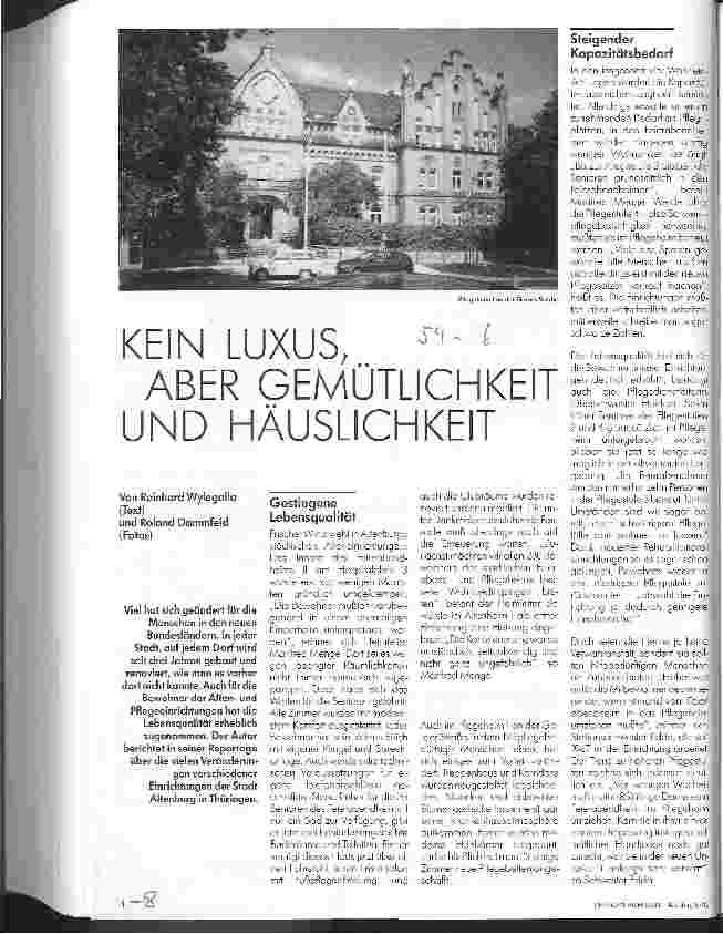 Vorschauseite 1: Kein Luxus, aber Gemütlichkeit und Häuslichkeit