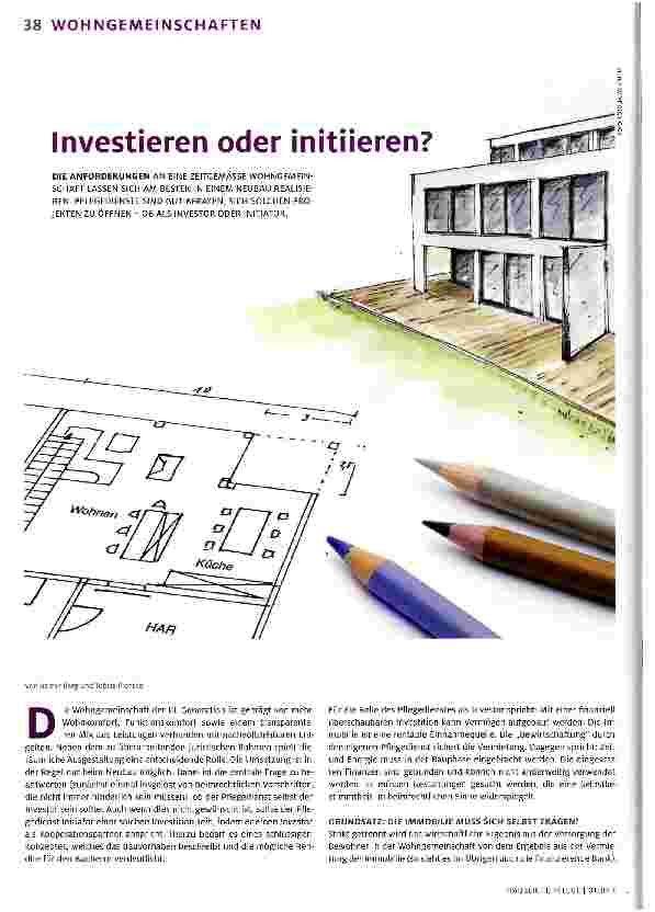 Vorschauseite 1: Investieren oder initiieren?