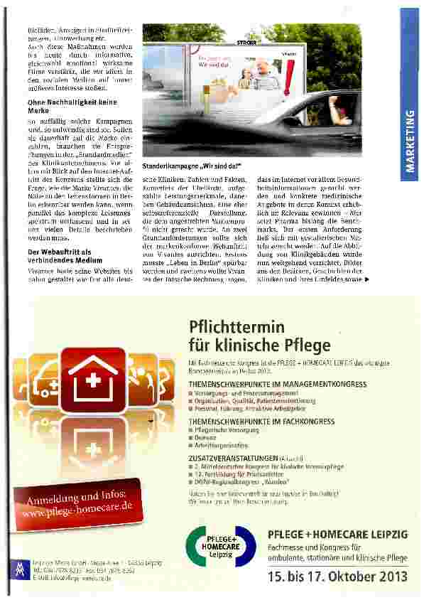 Vorschauseite 3: Die kommunale Klinikmarke in der Metropole
