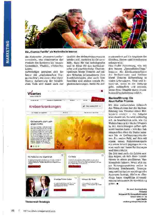 Vorschauseite 4: Die kommunale Klinikmarke in der Metropole
