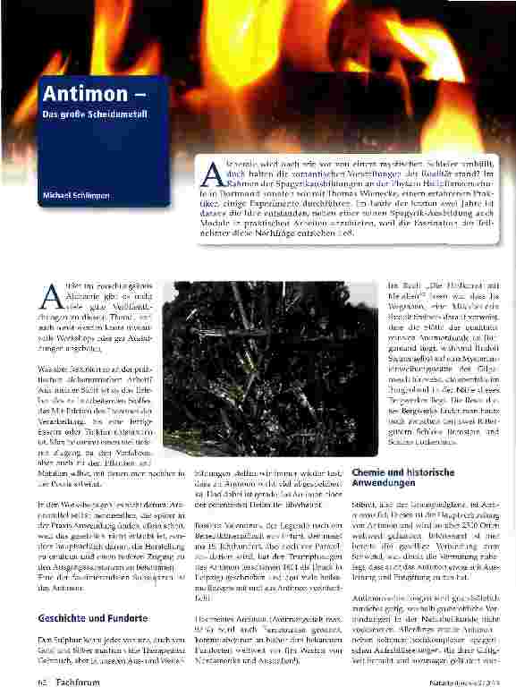 Vorschauseite 1: Antimon