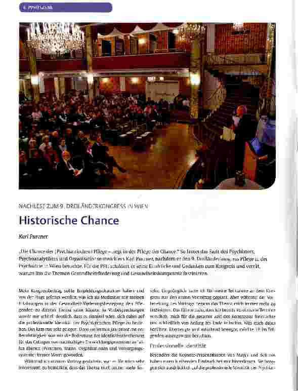 Vorschauseite 1: Historische Chance