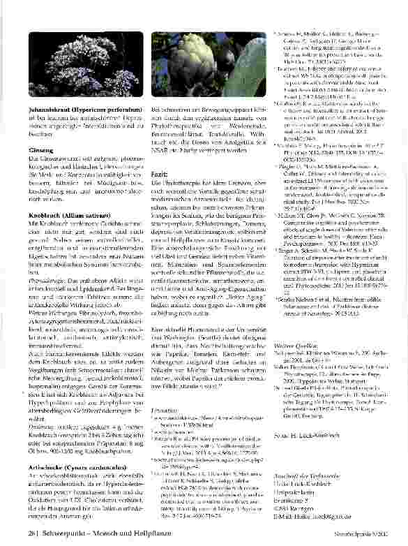Vorschauseite 3: Phytopharmaka in der Geriatrie