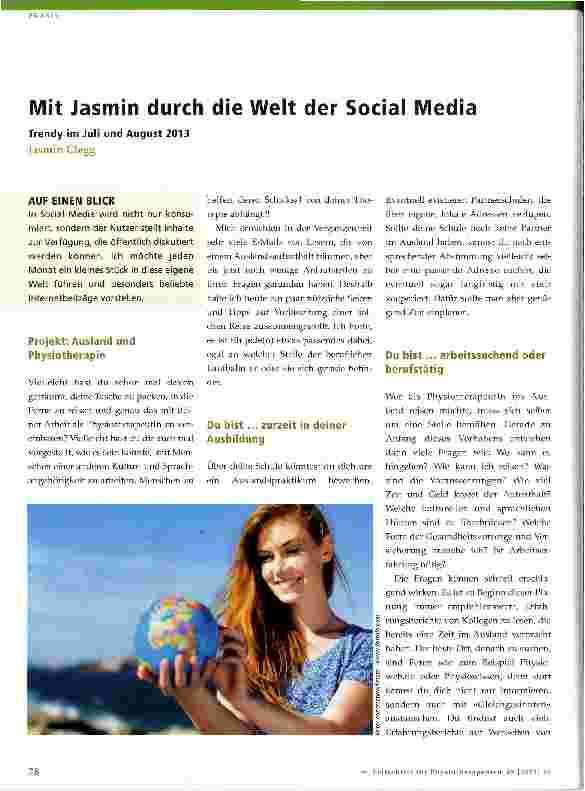 Vorschauseite 1: Mit Jasmin durch die Welt der Social Media