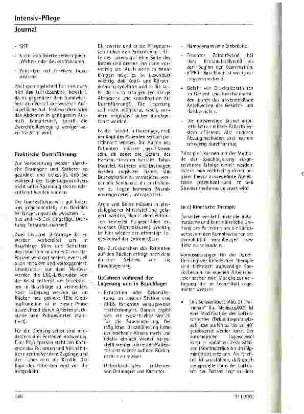 Vorschauseite 3: Pflegerische Aspekte bei der Behandlung von Patienten mit ARDS Aus der Klinik für Anästhesie und Allgemeine Intensivnedizin