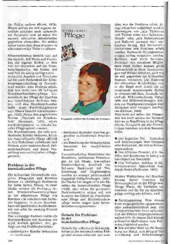 Vorschauseite 3: Transkulturelle Krankenpflege - eine Herausforderung
