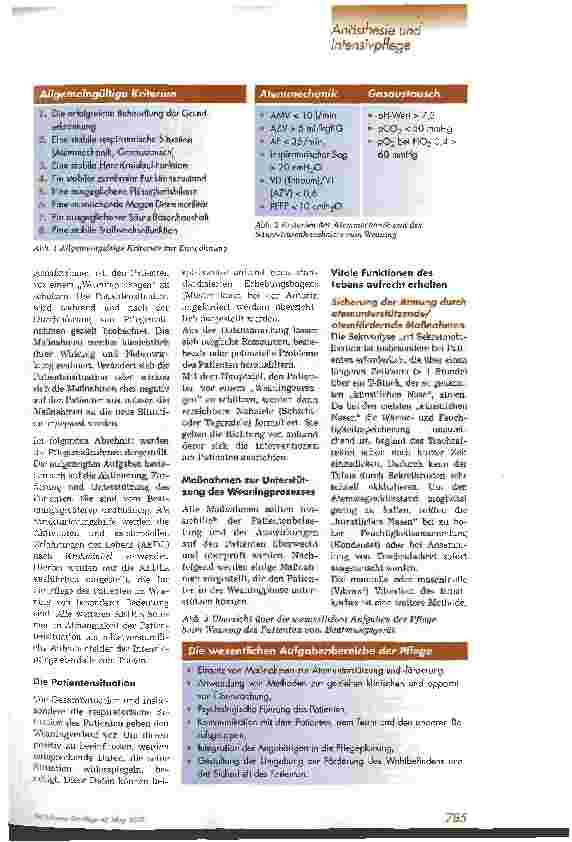 Vorschauseite 2: Weaning - Aufgaben und Anforderungen an die Pflege